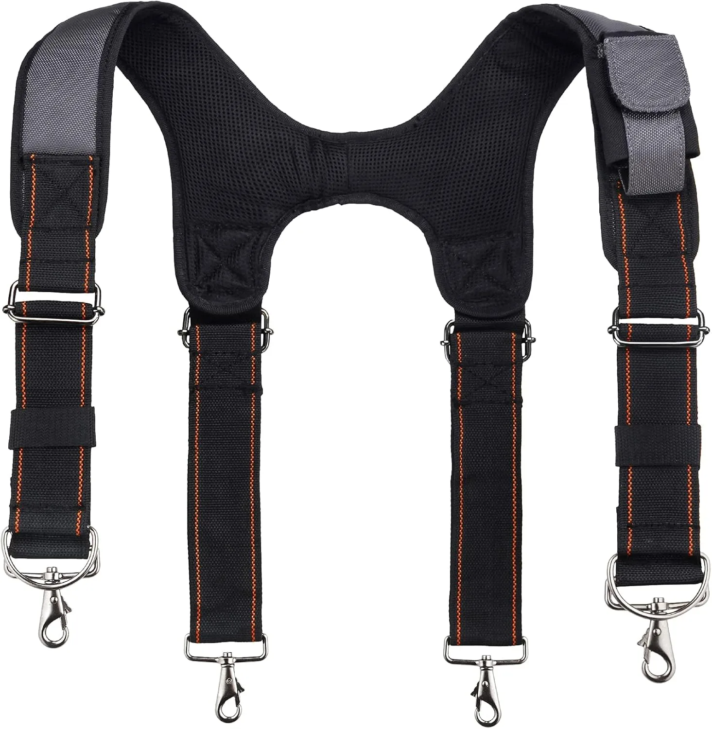 Ergodyne Arsenal 5560 Tool Belt Suspenders, Padded Shoulders, Adjustable , 36"-48"