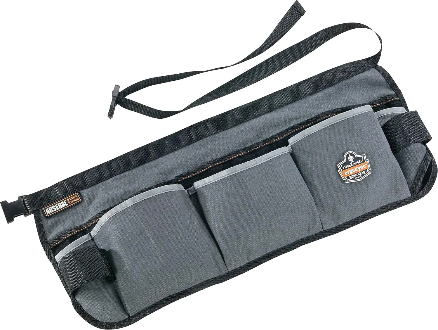 Arsenal 5706 Canvas Waist Tool Apron with 13 Pockets, Gray