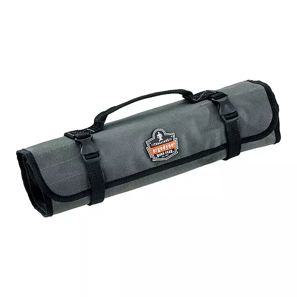 Arsenal 5870 Tool Roll-Up Pouch, 25-Pockets, Polyester, Gray