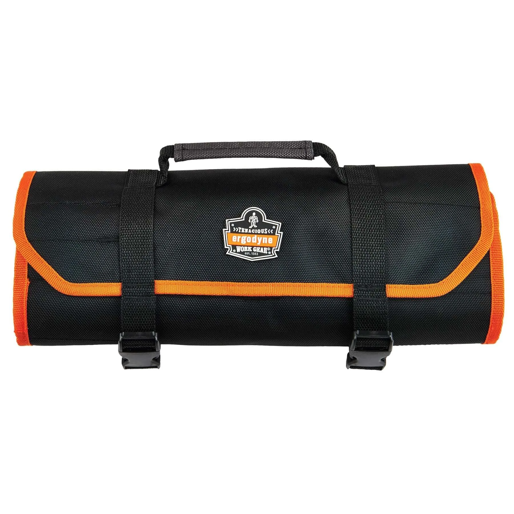 Ergodyne Arsenal 5871 Tool Roll-Up Pouch, 21-Pockets, Polyester, Black , Tall