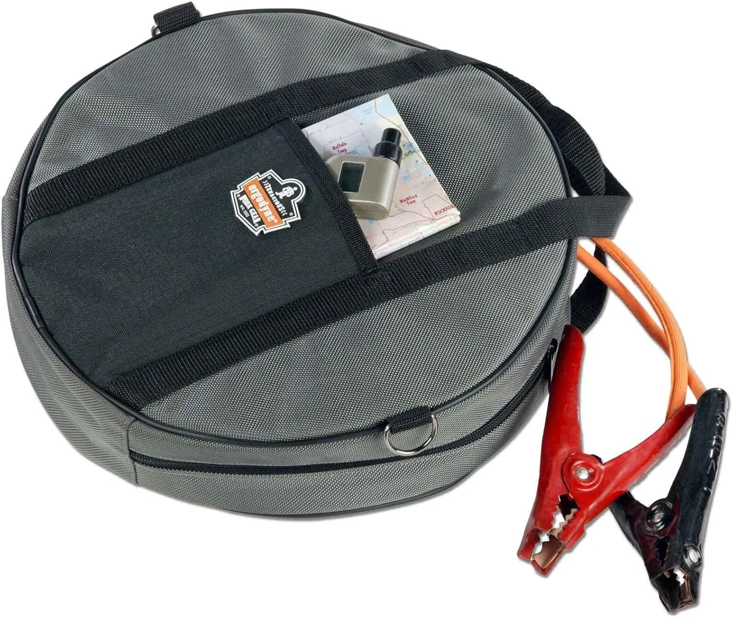 Ergodyne Arsenal 5888 Cable Organizer, 13.5 x 13.5 x 3.5 inches, Gray