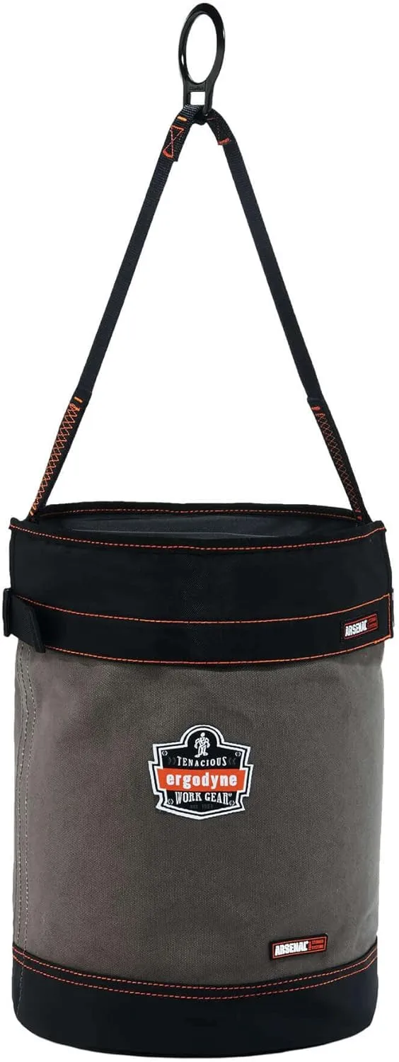 Ergodyne Arsenal 5960 Canvas Hoist and Tool Bucket with D-Rings