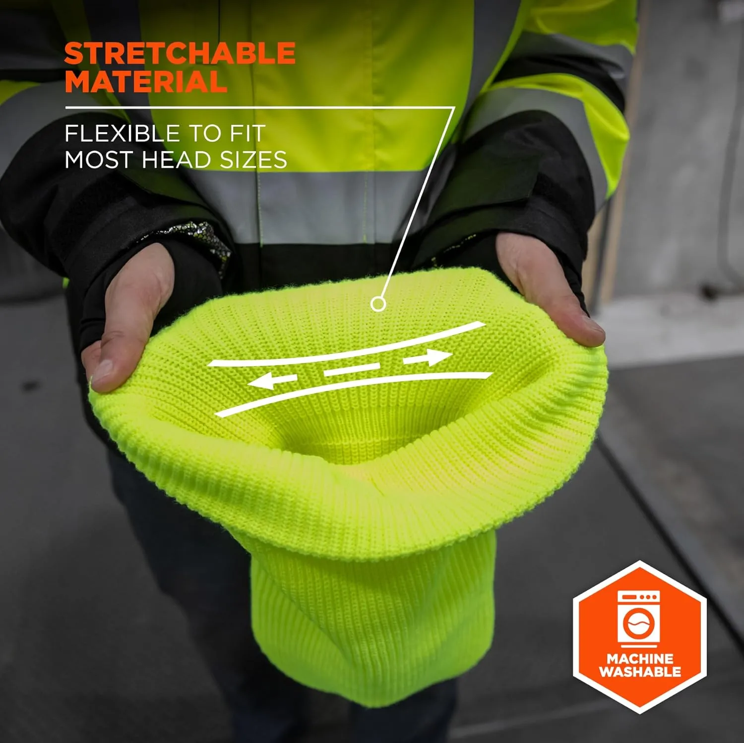 ERGODYNE N-Ferno 6829 2-Layer Acrylic Rib Knit Balaclava