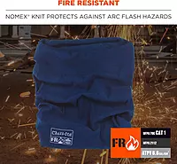 Ergodyne Chill-Its 6486 Fire Resistant Headband, Multifunctional Headwear, Moisture-Wicking, Navy, 10 x 8 x 0.5 Inch