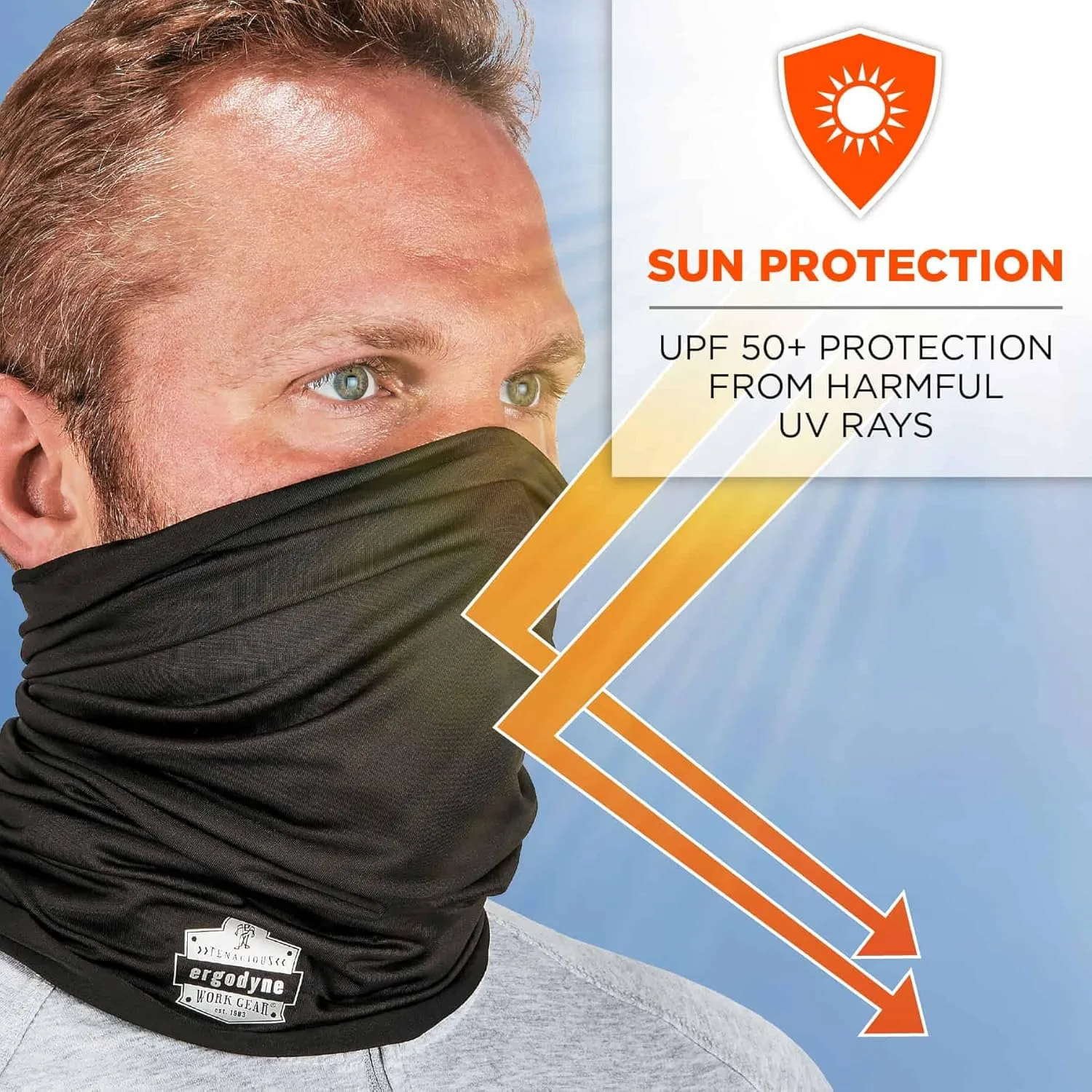 Ergodyne Chill-Its 6487 Cooling Multi-Band Neck Gaiter