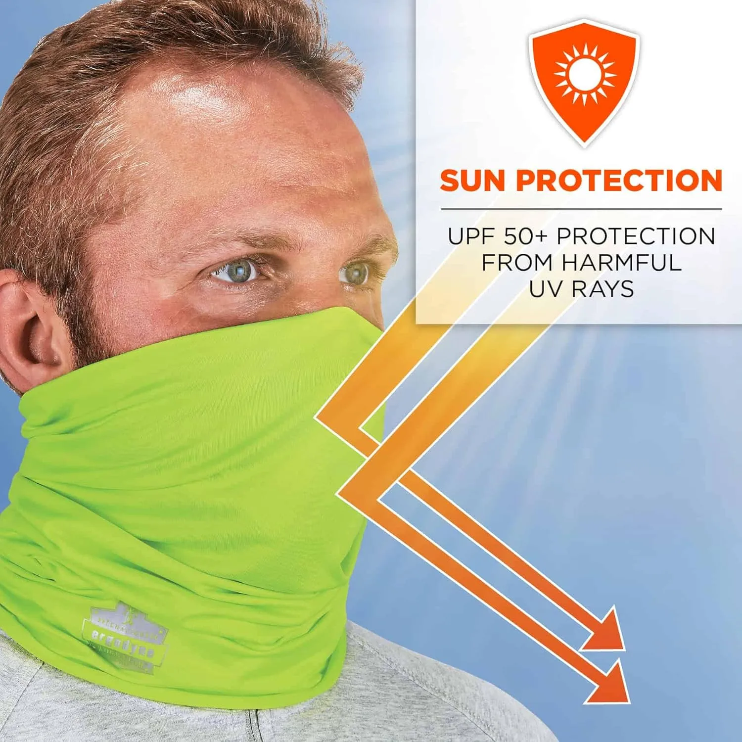 Ergodyne Chill-Its 6487 Cooling Multi-Band Neck Gaiter