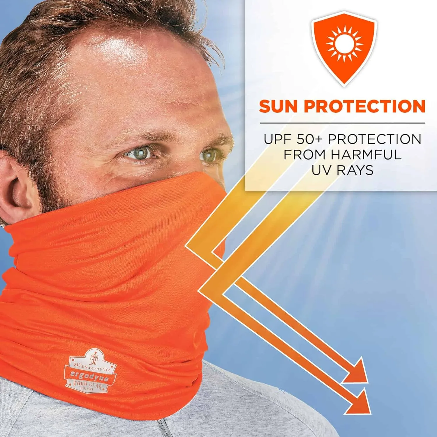 Ergodyne Chill-Its 6487 Cooling Multi-Band Neck Gaiter