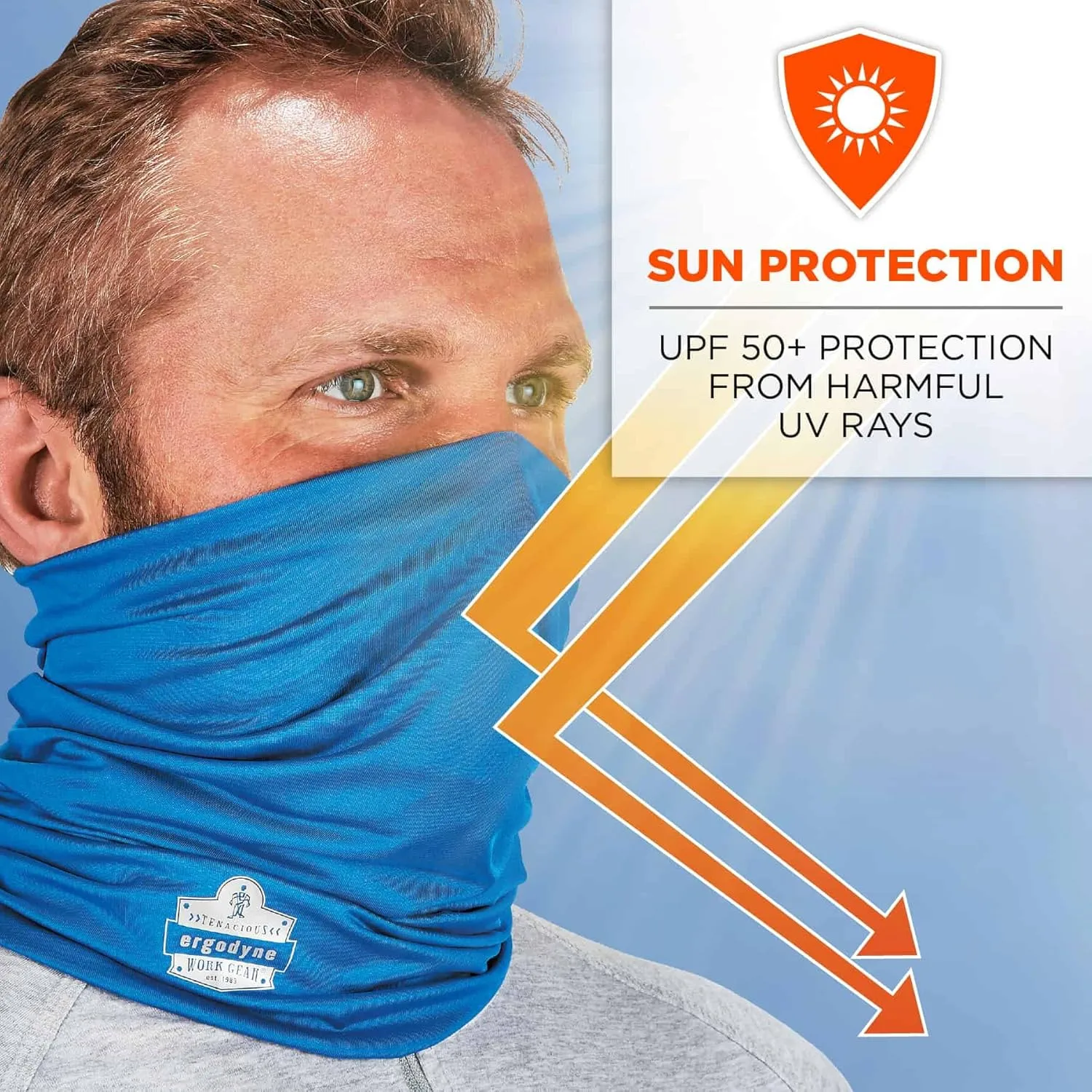 Ergodyne Chill-Its 6487 Cooling Multi-Band Neck Gaiter