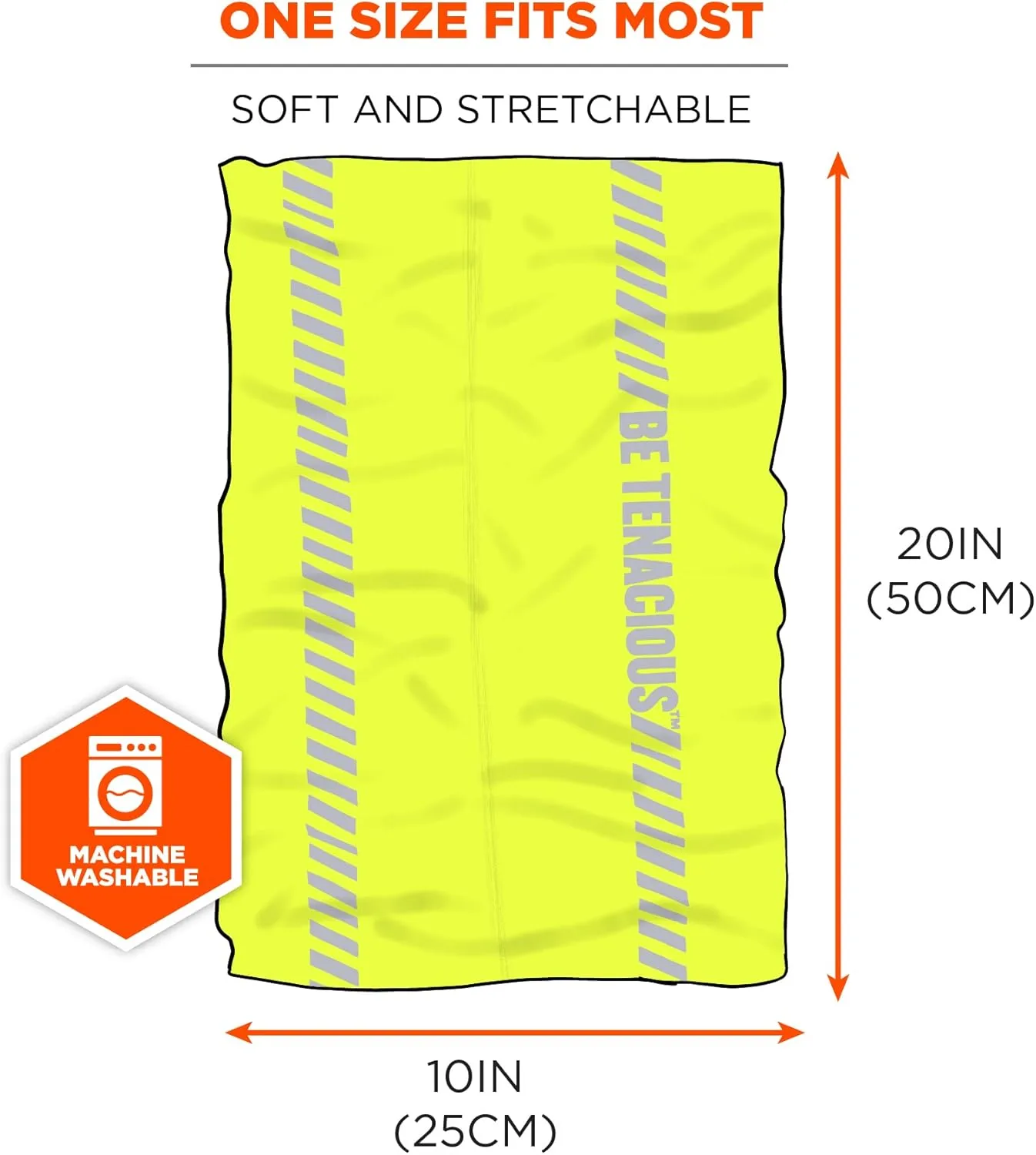 Ergodyne Chill-Its 6487 Cooling Multi-Band Neck Gaiter