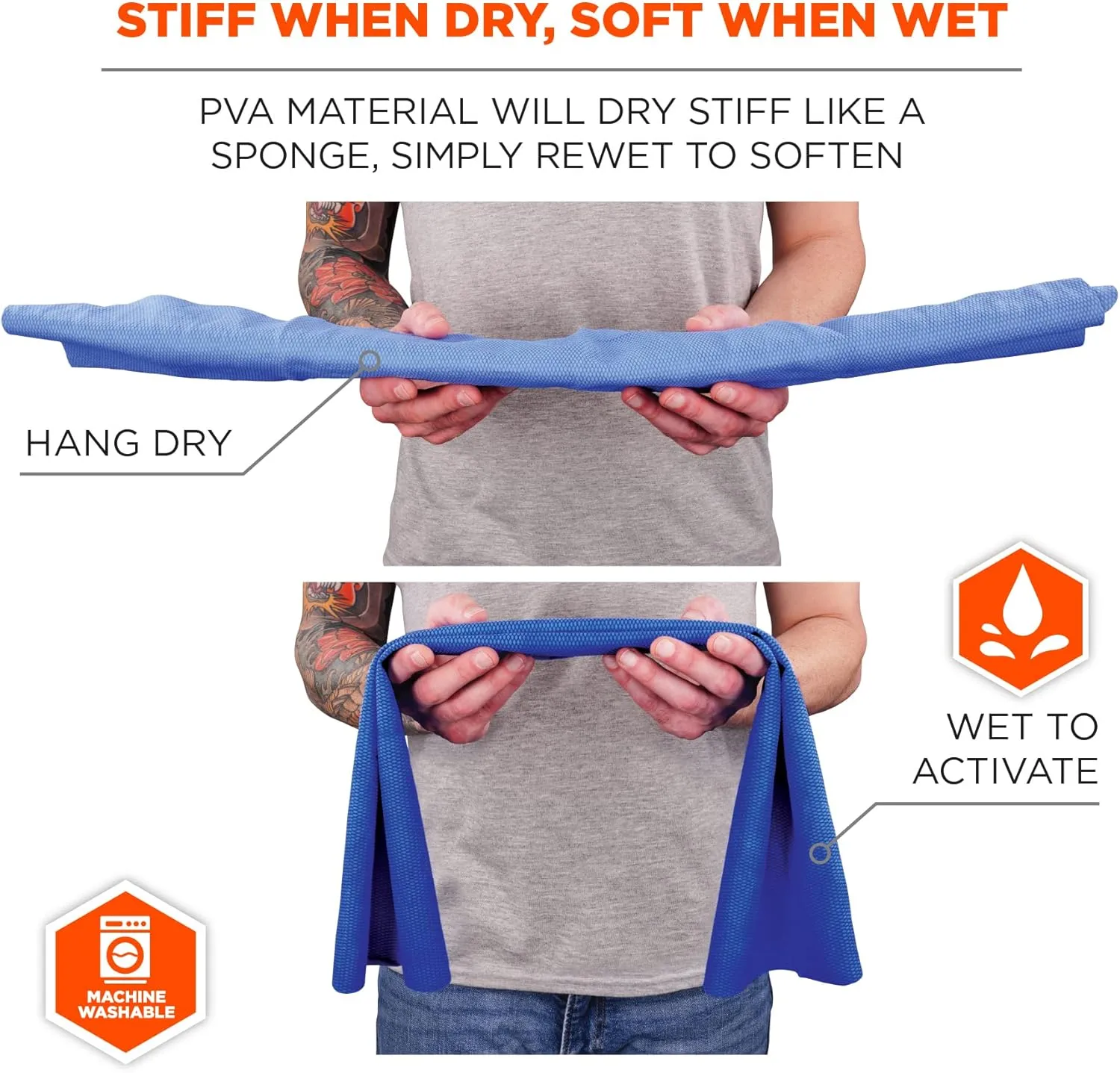 Ergodyne Chill-Its 6602 Evaporative Cooling Towel