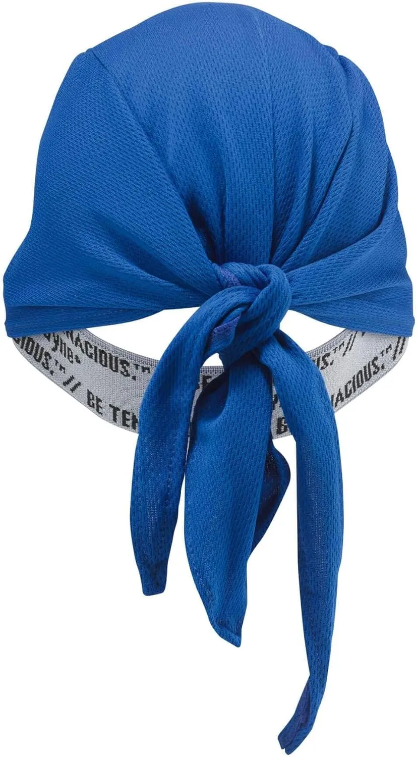 ERGODYNE Chill-Its 6615 High-Performance Bandana Doo Rag with Terry Cloth Sweatband