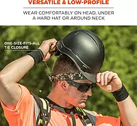 Ergodyne Chill Its 6700CT Cooling Bandana, Lined with Evaporative PVA Material for Fast Cooling Relief