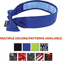 Ergodyne Chill Its 6700CT Cooling Bandana, Lined with Evaporative PVA Material for Fast Cooling Relief