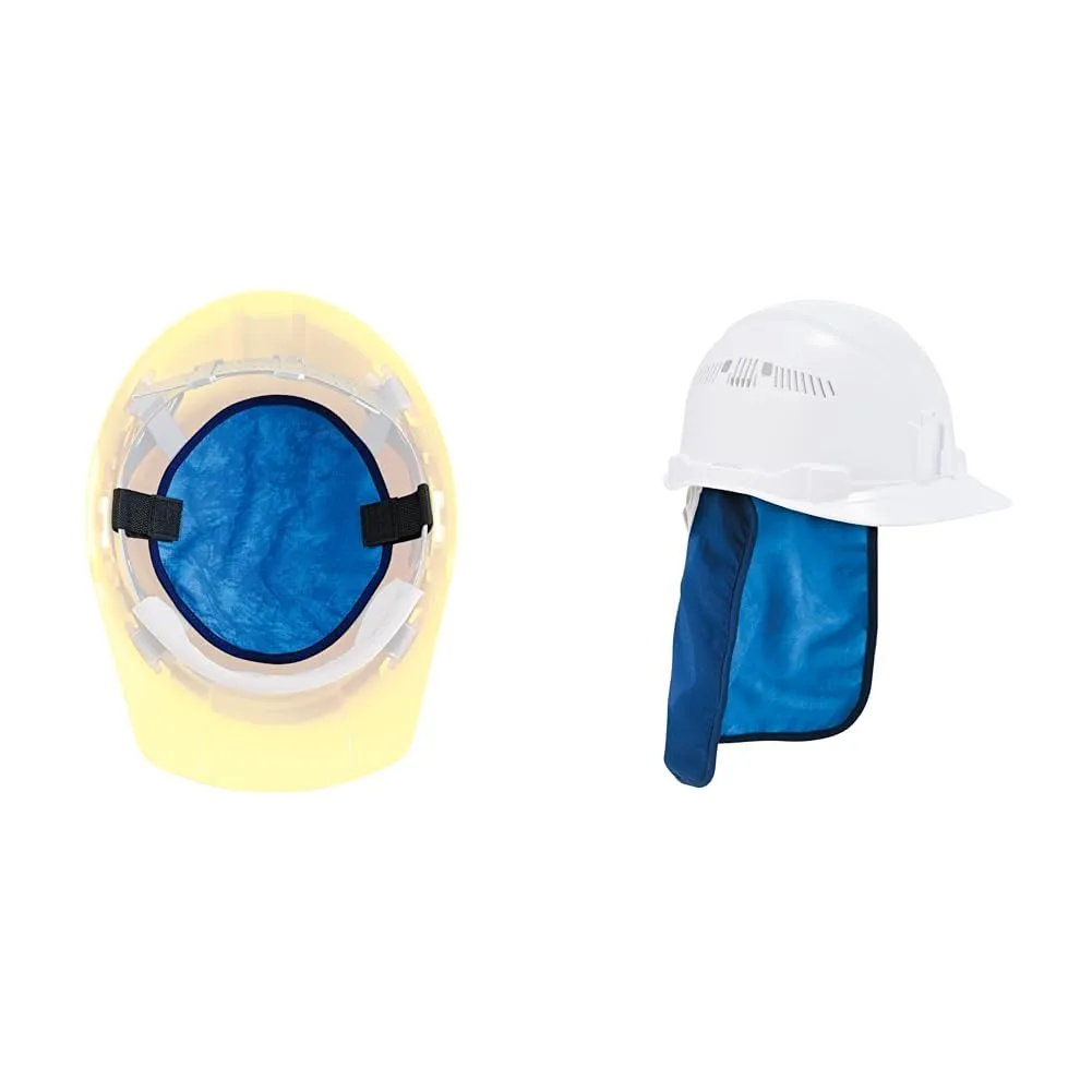 Ergodyne Chill-Its 6715CT Hard Hat Cooling Pad - PVA (Blue) - Pack of 6