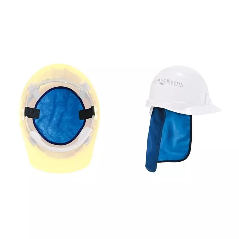 Ergodyne Chill-Its 6715CT Hard Hat Cooling Pad - PVA (Blue) - Pack of 6