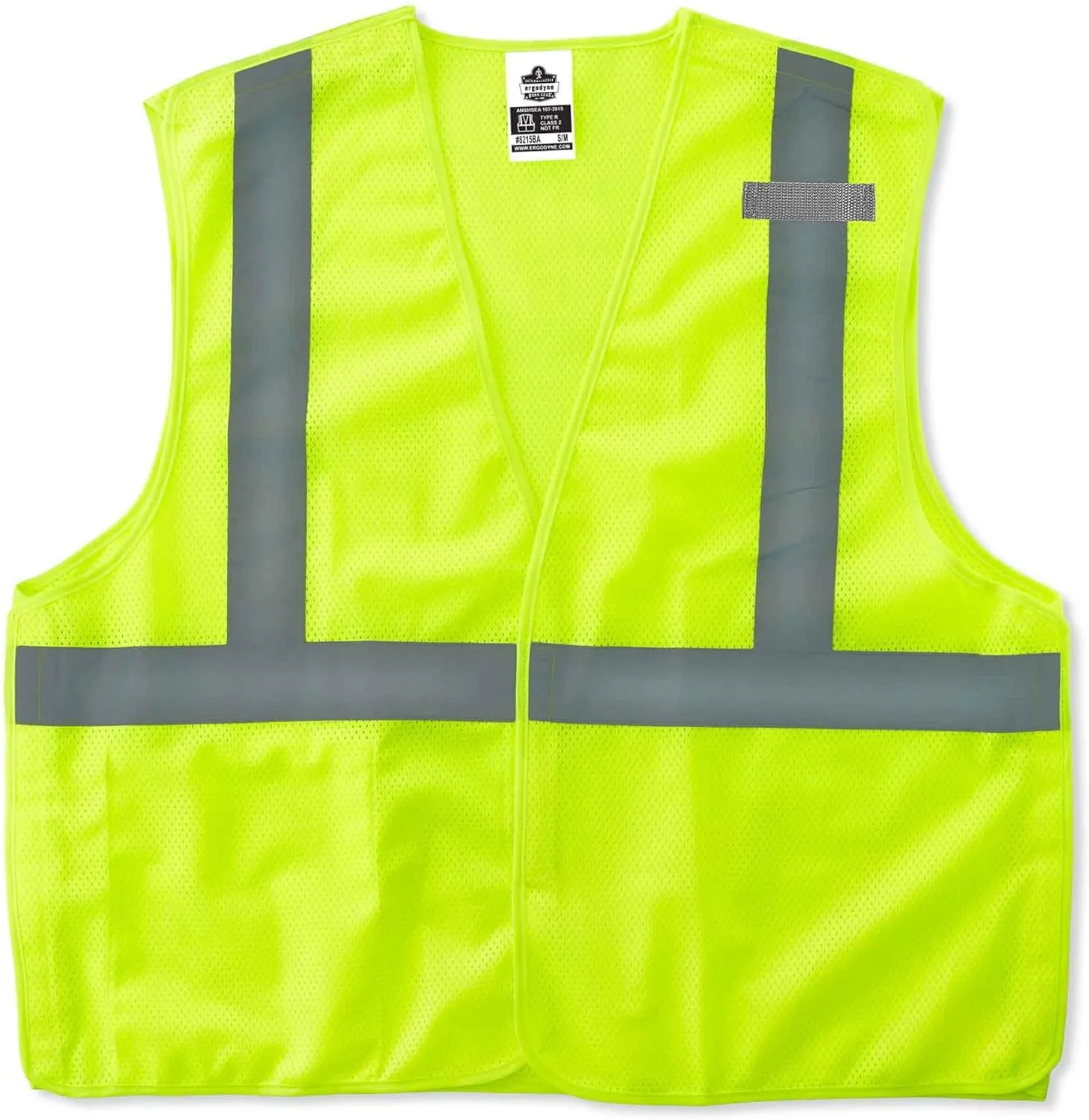 Ergodyne GloWear Safety Vest, Econo Breakaway, Type-R Class 2, X-Small, Lime, 8215BA