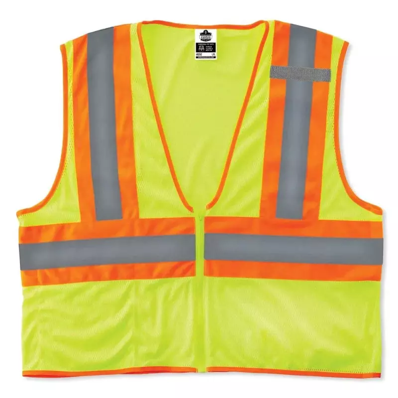 Ergodyne GloWear Safety Vest, Economy 2-Tone, Type-R Class 2, X-Small, Lime, 8229Z
