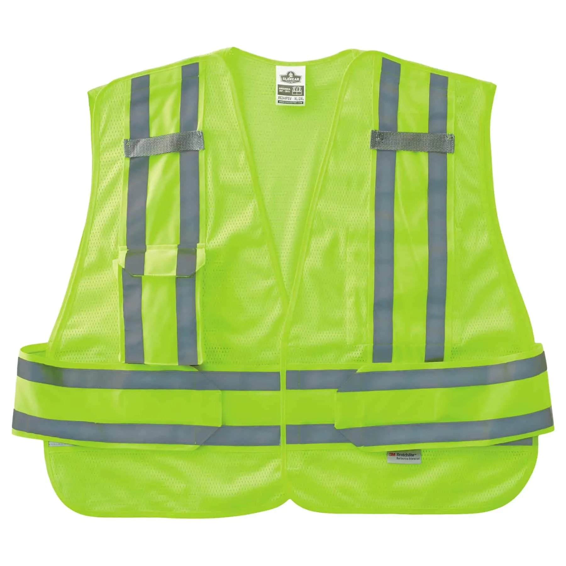 ERGODYNE GloWear 8244PSV ANSI High Visibility Expandable Public Safety Vest