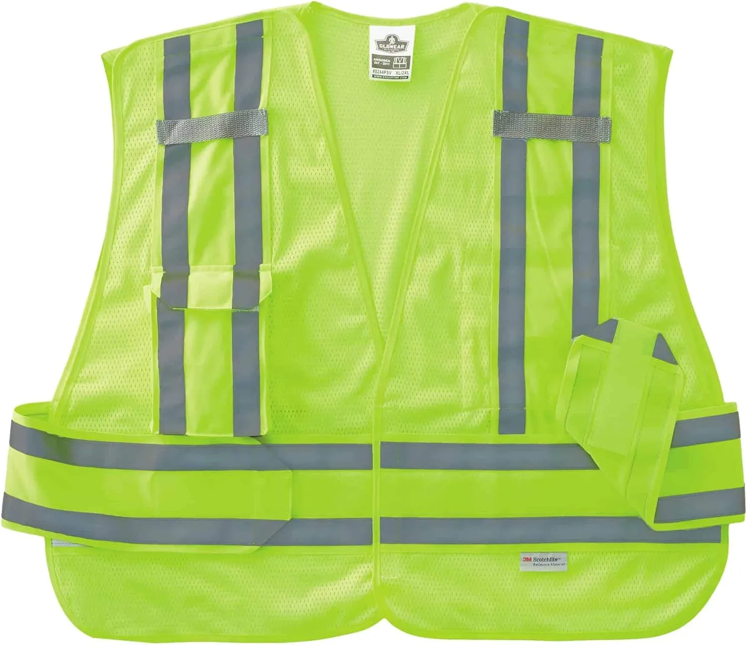 ERGODYNE GloWear 8244PSV ANSI High Visibility Expandable Public Safety Vest
