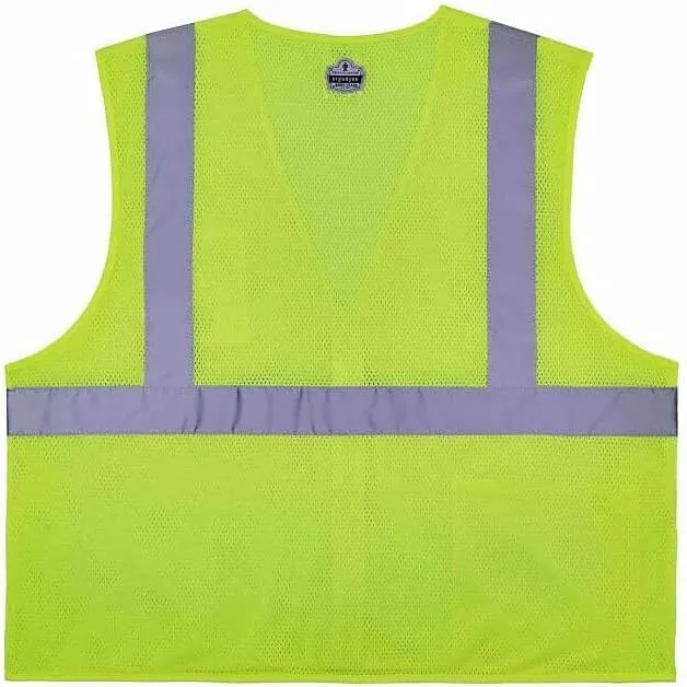 Ergodyne GloWear 8256Z Self-Extinguishing Hi-Vis Safety Vest - Type R Class 2