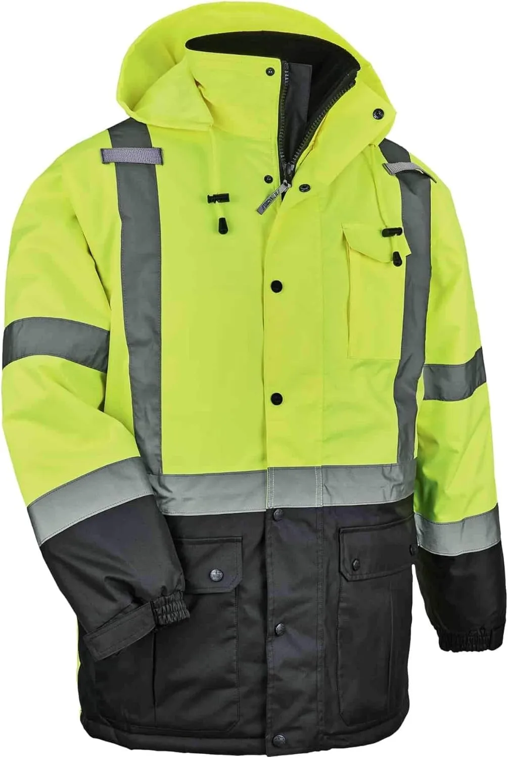 Ergodyne GloWear 8384 Type R Class 3 Hi-Vis Quilted Thermal Parka