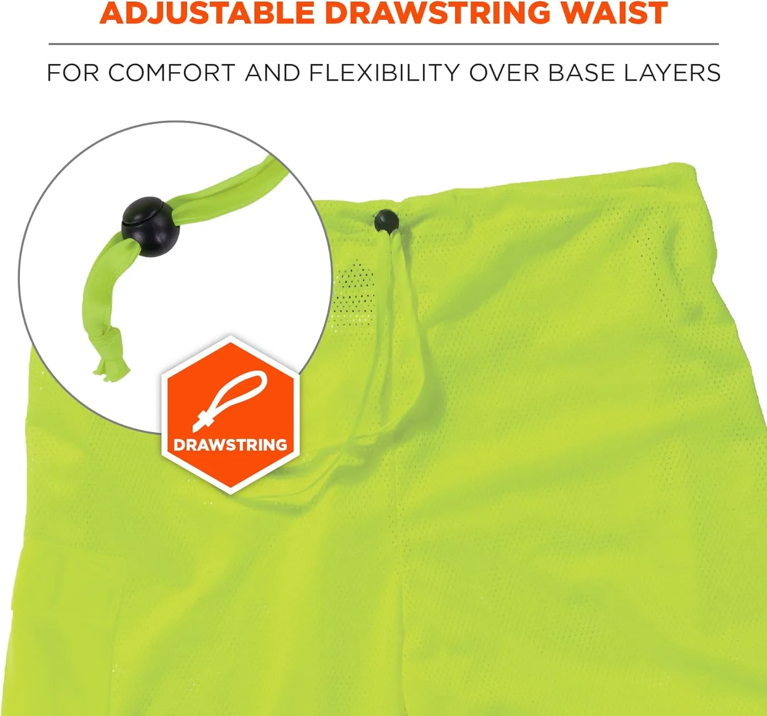 Ergodyne GloWear 8910 Class E ANSI High-Visibility Lime Reflective Safety Pants