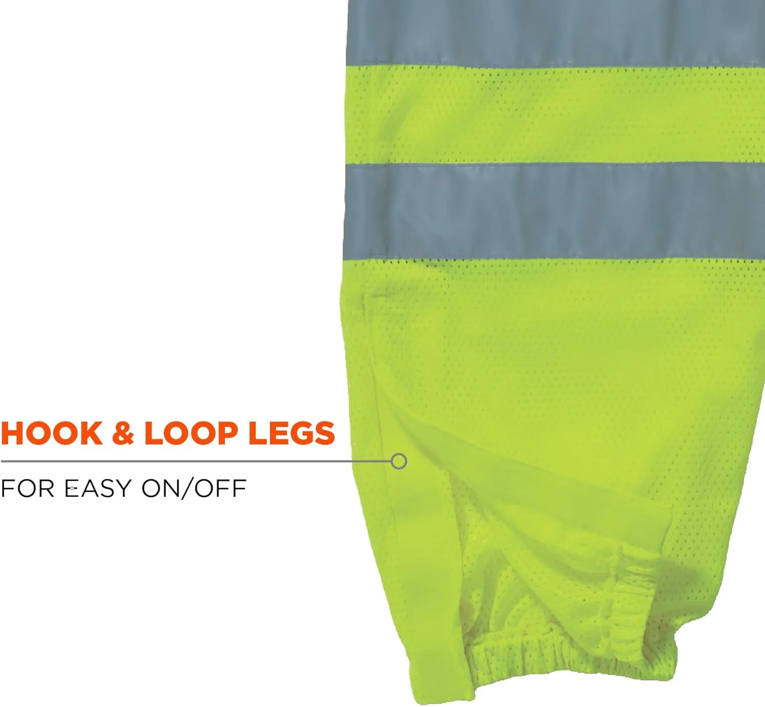 Ergodyne GloWear 8910 Class E ANSI High-Visibility Lime Reflective Safety Pants