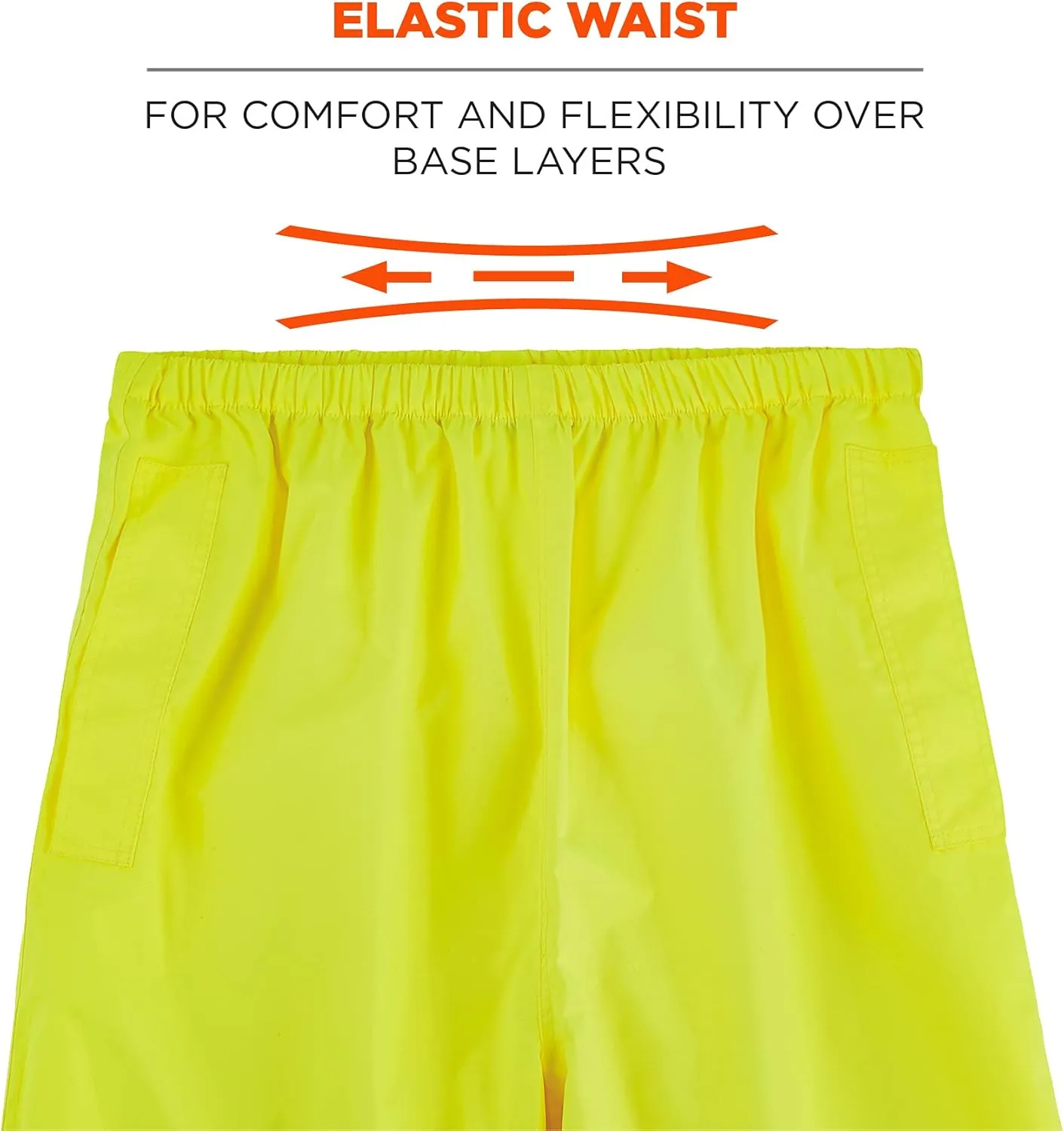 Ergodyne Glowear 8916 Class E Lightweight Hi-Vis Rain Pants