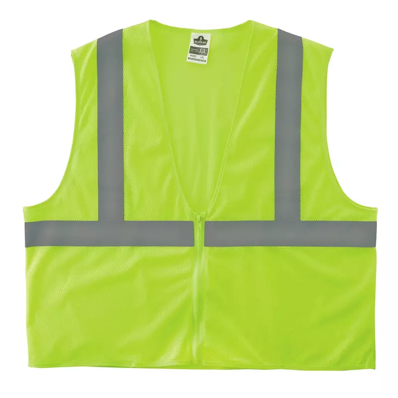 Ergodyne GloWear Safety Vest, Super Econo, Type-R Class 2, XX-Large/3X, Lime, 8205Z