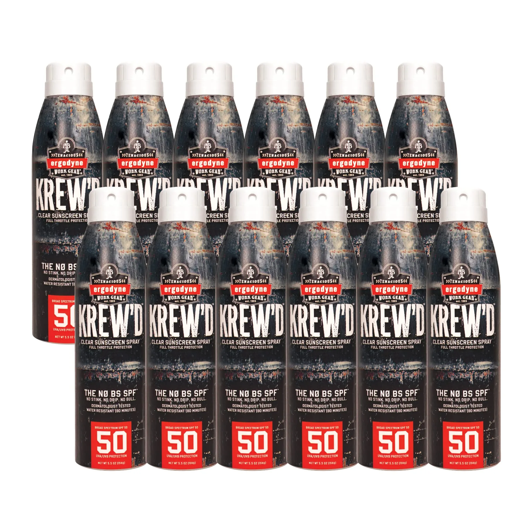 ERGODYNE KREW'D 6353 SPF 50 Sunscreen Spray