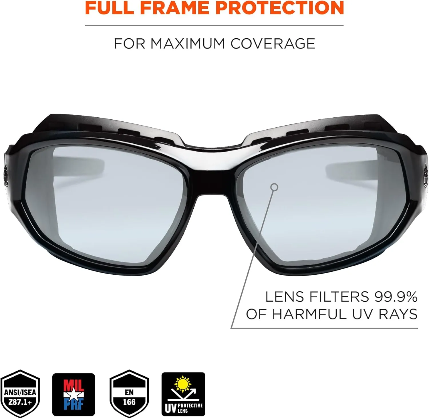 Ergodyne Skullerz LOKI Convertible Safety Glasses/Goggles