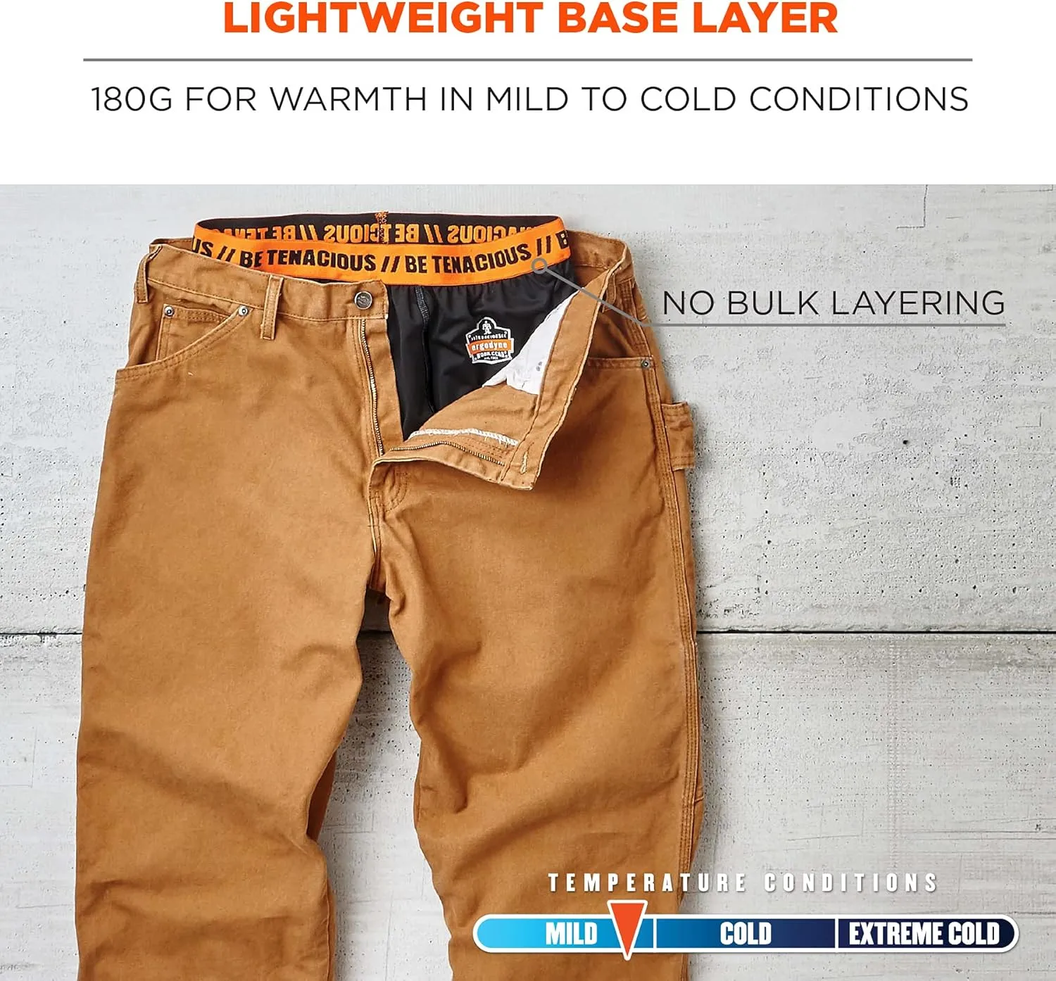 Ergodyne N-Ferno 6481 Lightweight Base Layer Pants