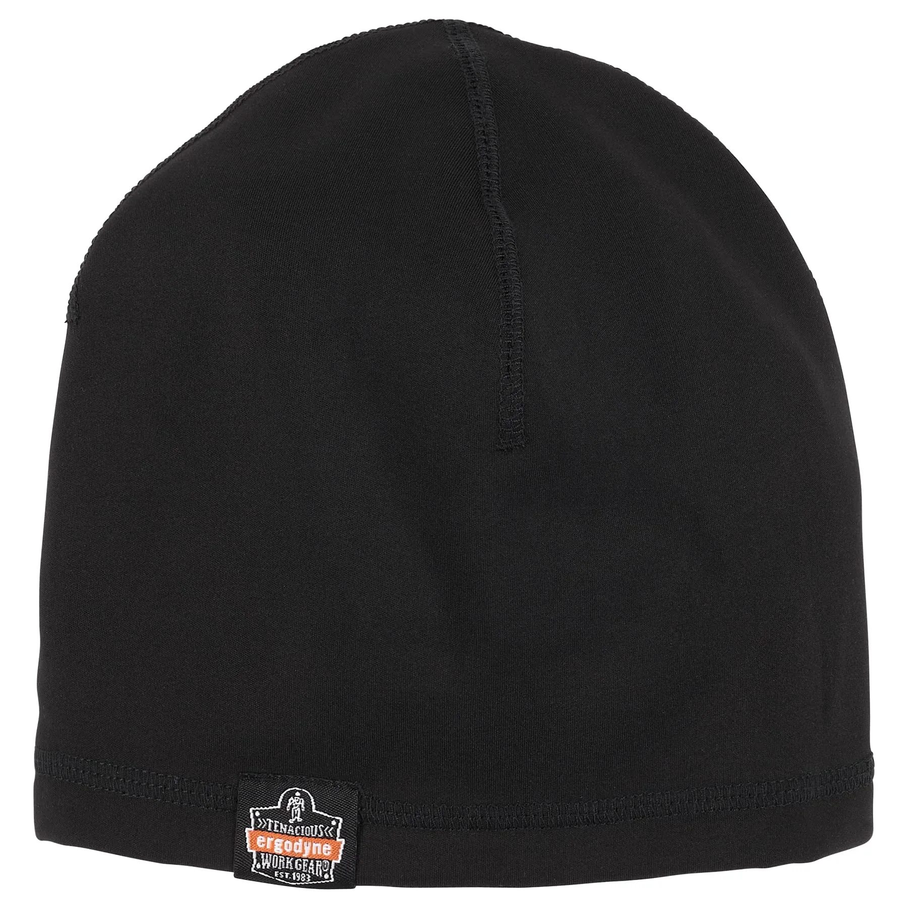 Ergodyne Standard Winter Skull Cap Helmet Liner, Black, One Size