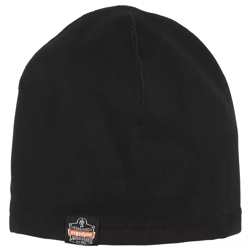 Ergodyne Standard Winter Skull Cap Helmet Liner, Black, One Size