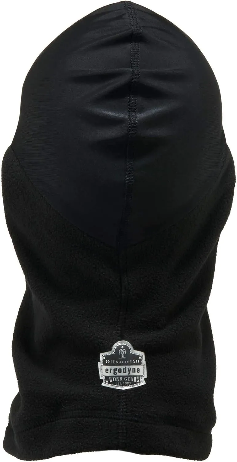 Balaclava with Spandex Top, Comfortable Wear Under Helmet, Winter Face Mask, Ergodyne N-Ferno 6822,Black One Size
