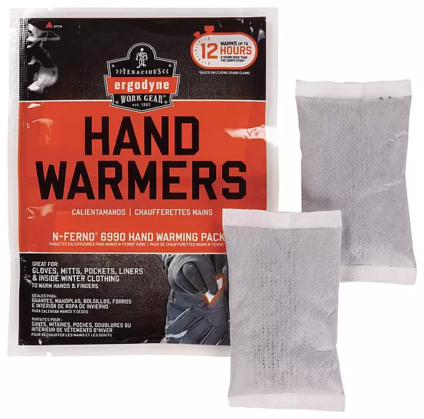 Ergodyne N-Ferno Warming Packs, White (16990) 1-Pair