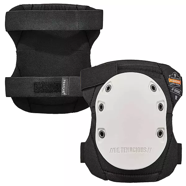 Ergodyne ProFlex 315HL Textured Cap Knee Pads, Hook & Loop Closure