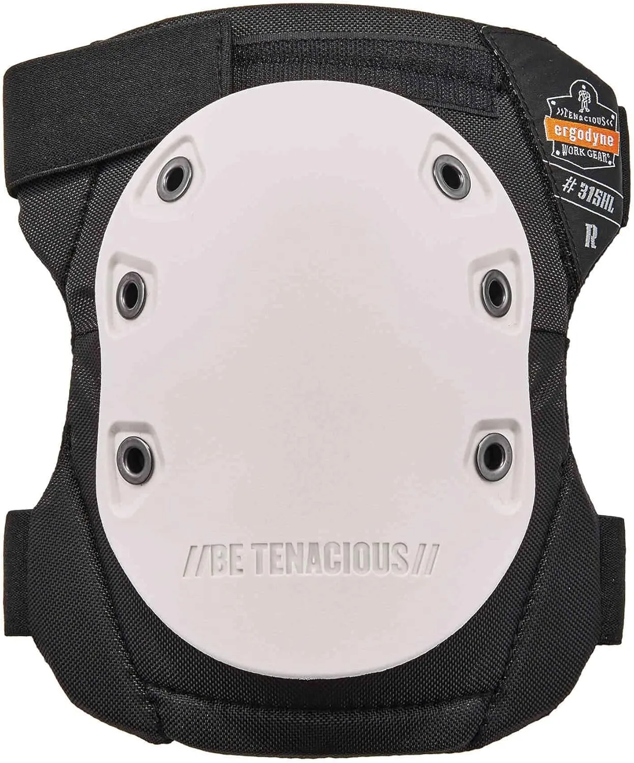 Ergodyne ProFlex 315HL Textured Cap Knee Pads, Hook & Loop Closure