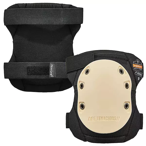 Ergodyne ProFlex 325HL Non-Marring Cap Knee Pad, Tan