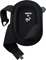 Ergodyne ProFlex 345 Professional Knee Pads, Protective Long Cap, Injected Gel Padded Technology, Adjustable Straps, Black