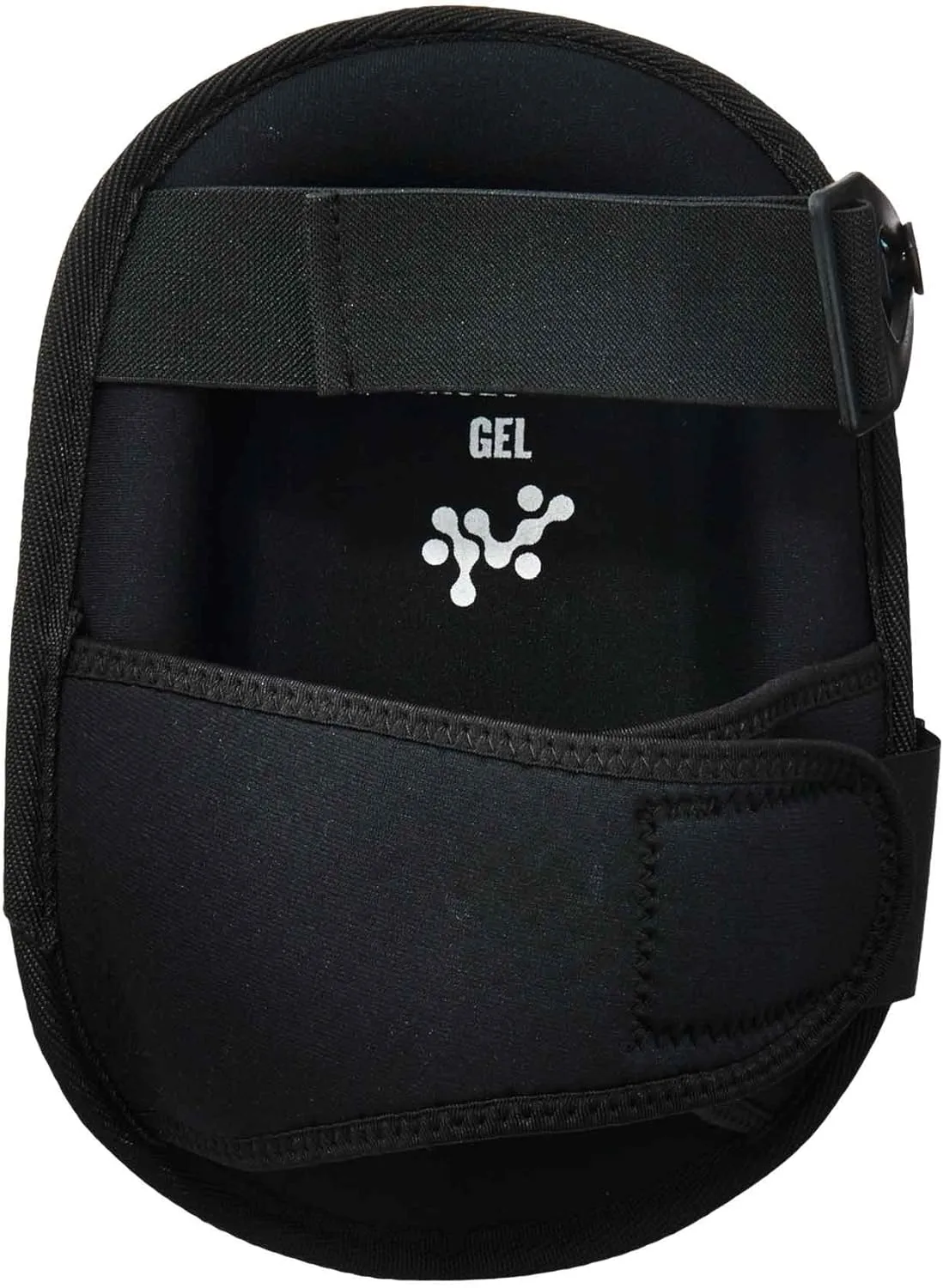 Ergodyne ProFlex 345 Professional Knee Pads, Protective Long Cap, Injected Gel Padded Technology, Adjustable Straps, Black