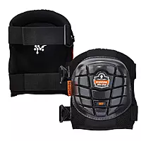 Ergodyne ProFlex 357 Professional Knee Pads, Protective Short Cap, Lightweight Gel Padded Technology, Adjustable Straps