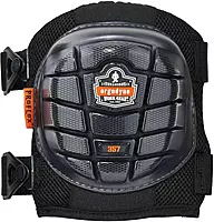 Ergodyne ProFlex 357 Professional Knee Pads, Protective Short Cap, Lightweight Gel Padded Technology, Adjustable Straps