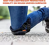 Ergodyne ProFlex 357 Professional Knee Pads, Protective Short Cap, Lightweight Gel Padded Technology, Adjustable Straps