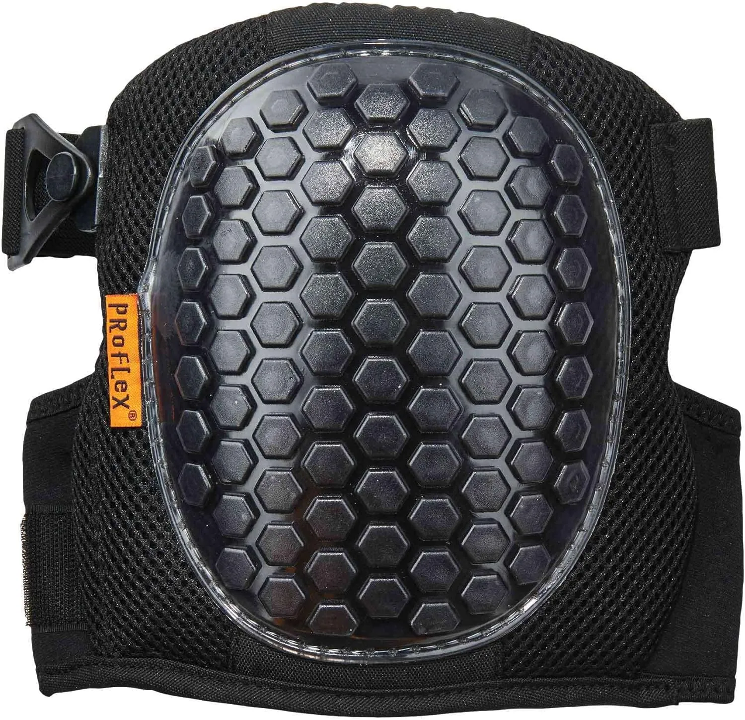 Ergodyne ProFlex 367 Professional Knee Pads, Protective Round Cap, Lightweight Gel Padded Technology, Adjustable Straps