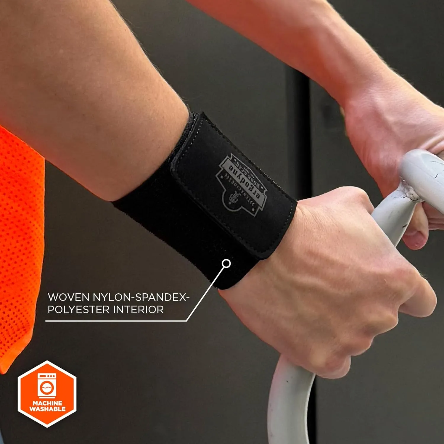 Ergodyne ProFlex 405 Wrist Wrap Support, Enhanced Fit, Black