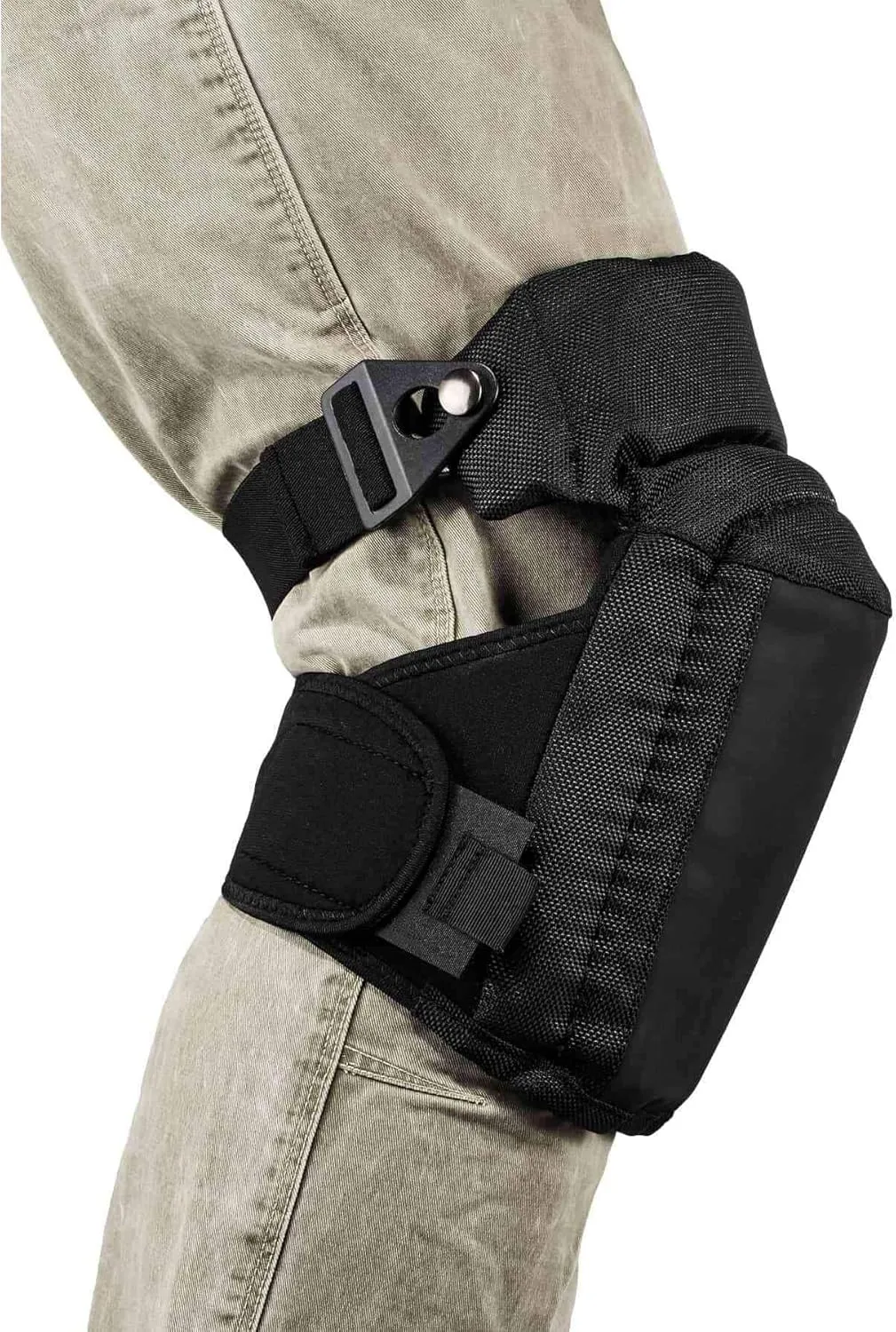 Ergodyne ProFlex 450 Gel Knee Pads with Comfort Hinge, Black (Pair)