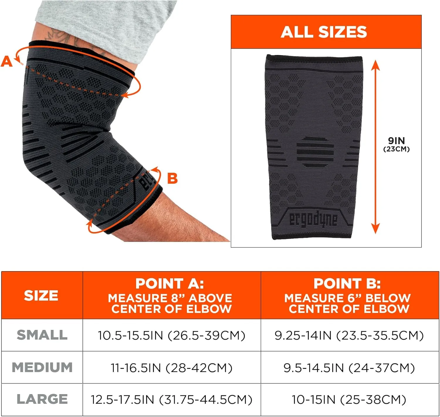 Ergodyne ProFlex 651 Elbow Compression Sleeves