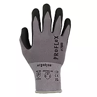 Ergodyne ProFlex 7000 Nitrile-Coated Gloves, Microfoam Palm, Gray, Medium, 12 Pairs