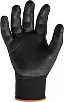 Nitrile Coated Work Gloves, High Dexterity, Ergodyne ProFlex 7001, Medium,Black Black 1 Count (Pack of 1)